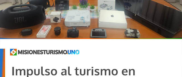 Impulso al turismo en Capioví: incorporan equipamiento para mejorar su promoción